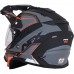 Šalmas enduro AFX FX-41DS ADVENTURE FROST GRAY/ORANGE S